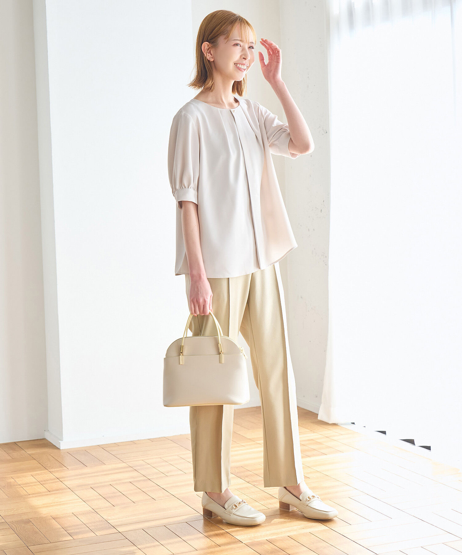 Rope&rsquo;Picnic「ラク美/スティックパンツ」|スラックス|