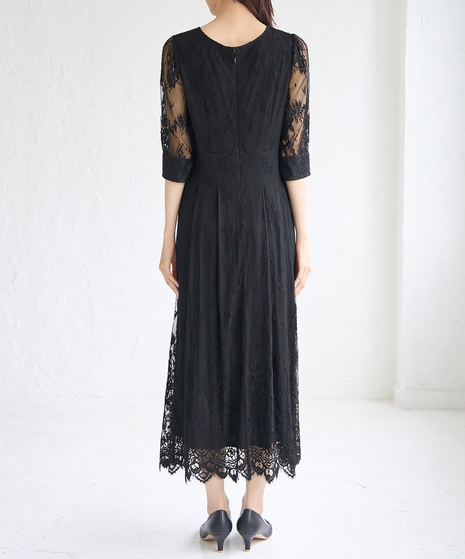 Rope&rsquo;Picnic「【Mon E&rsquo;toile/モンエトワール】結婚式にも/レースタックDRESS」|ドレス|