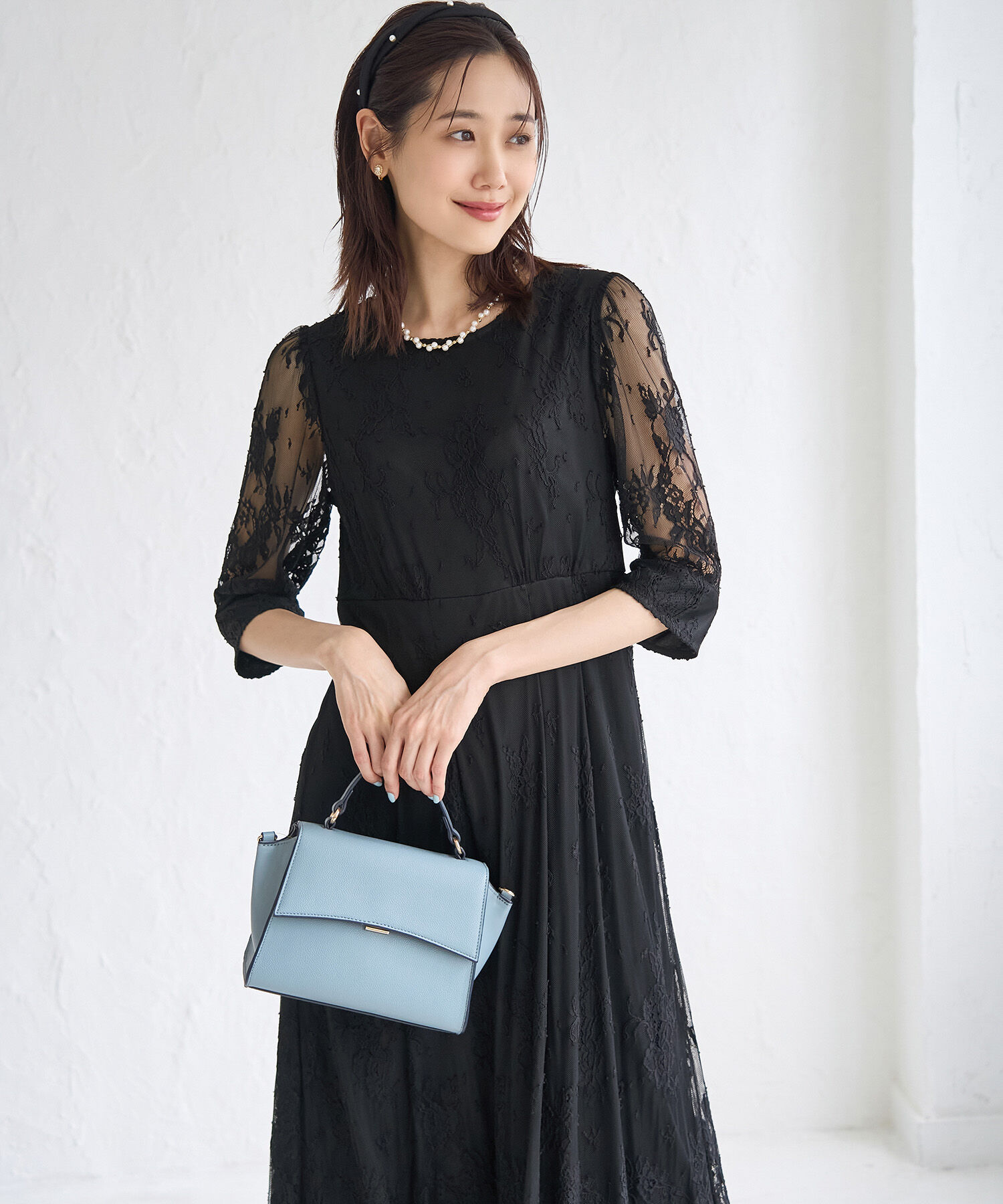 Rope&rsquo;Picnic「【Mon E&rsquo;toile/モンエトワール】結婚式にも/レースタックDRESS」|ドレス|