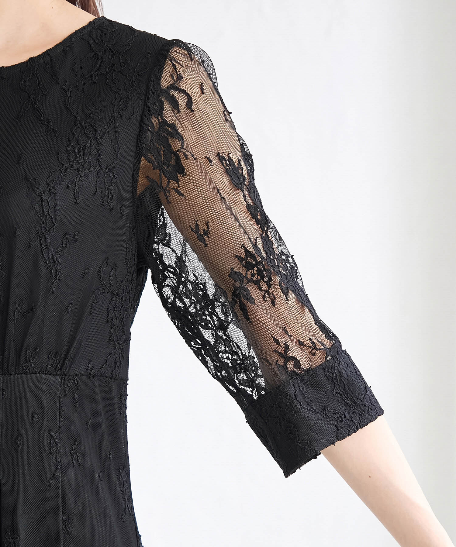 Rope&rsquo;Picnic「【Mon E&rsquo;toile/モンエトワール】結婚式にも/レースタックDRESS」|ドレス|