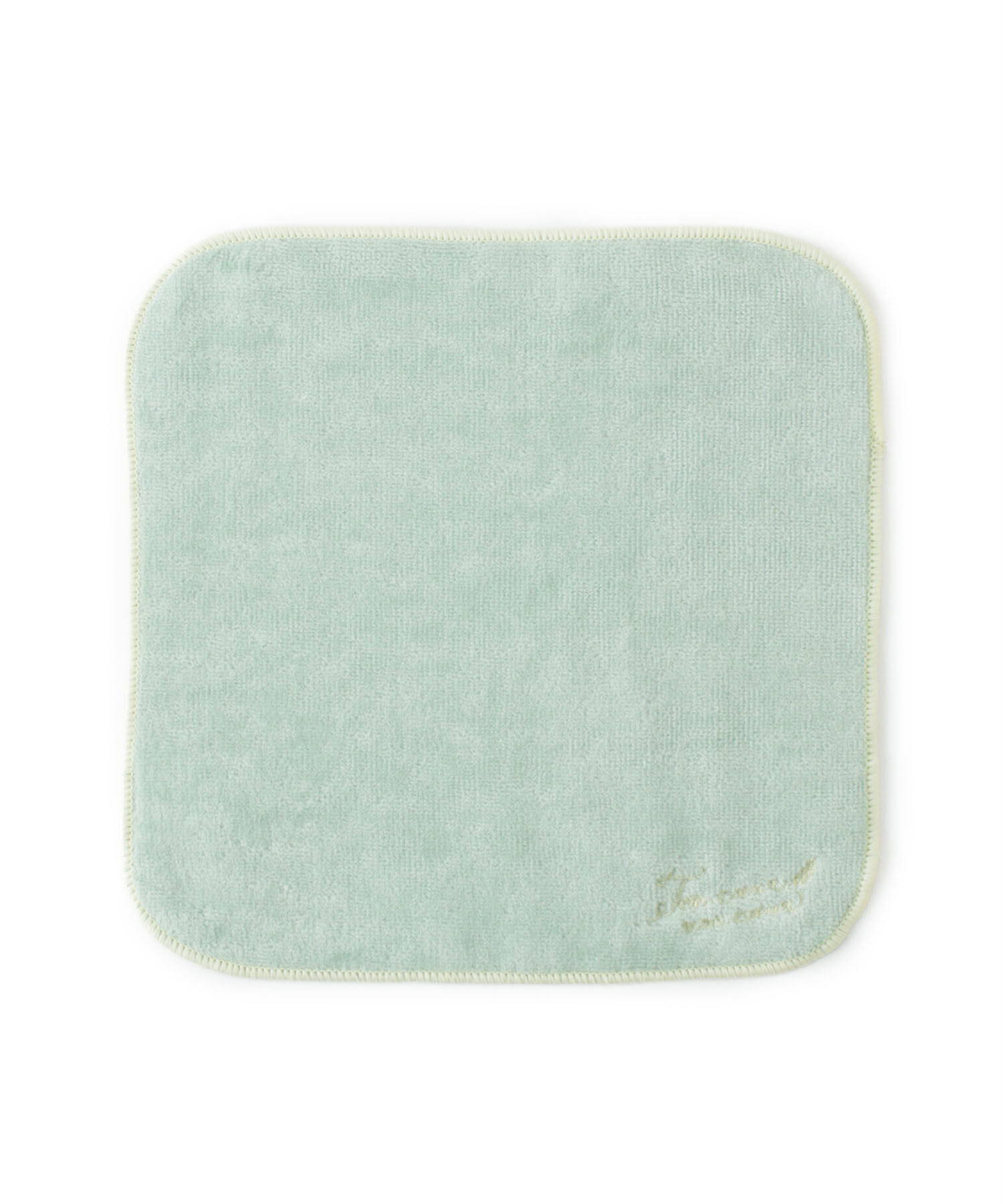 ROPE PICNIC PASSAGE「CALINE&times;ROPE' PICNIC/ロゴ刺繍ベロアタッチタオルハンカチ」|ハンカチ|