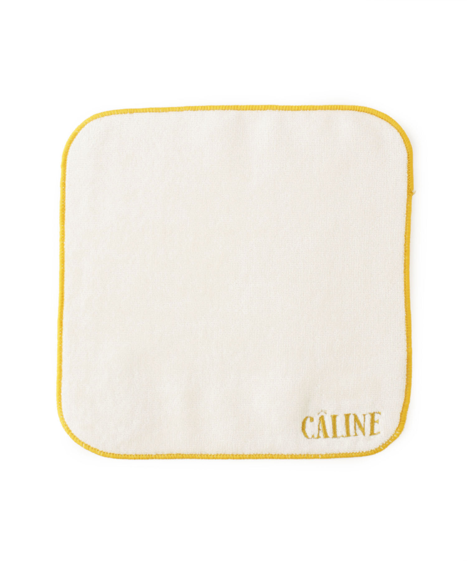 ROPE PICNIC PASSAGE「CALINE&times;ROPE' PICNIC/ロゴ刺繍ベロアタッチタオルハンカチ」|ハンカチ|