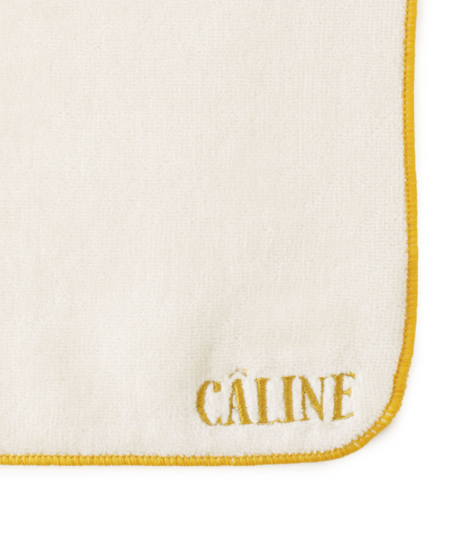 ROPE PICNIC PASSAGE「CALINE&times;ROPE' PICNIC/ロゴ刺繍ベロアタッチタオルハンカチ」|ハンカチ|