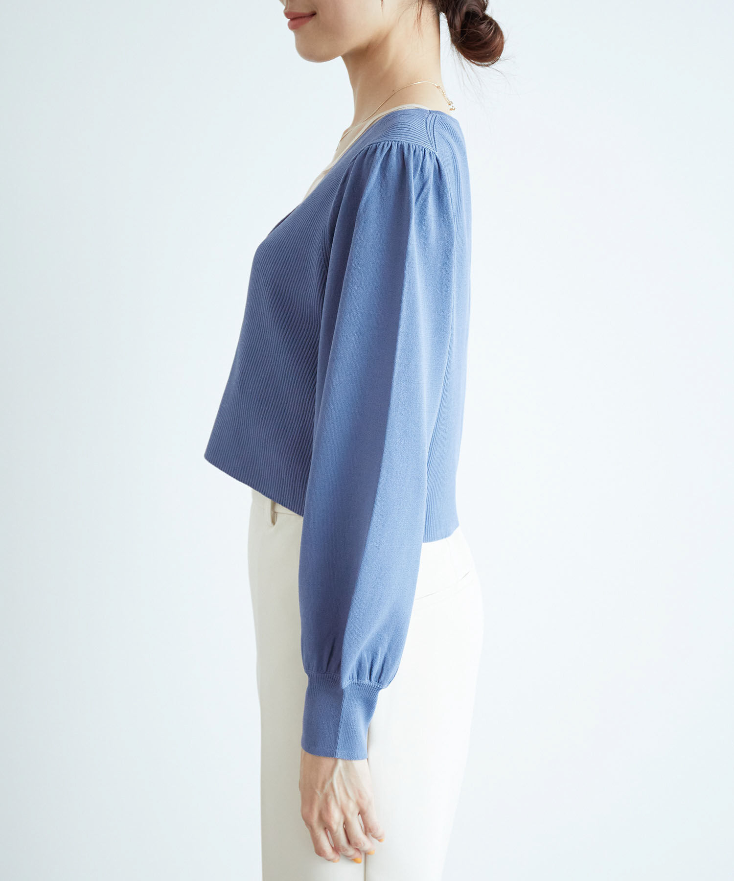 Rope&rsquo;Picnic「ショート丈袖ボリュームカーディガン/UVカット」|カーディガン|