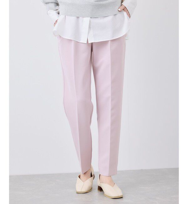 Rope&rsquo;Picnic「【WEB限定カラー】360&deg;ウルトラストレッチ テーパードパンツ/花粉ガード・セットアップ対応」|チノ|