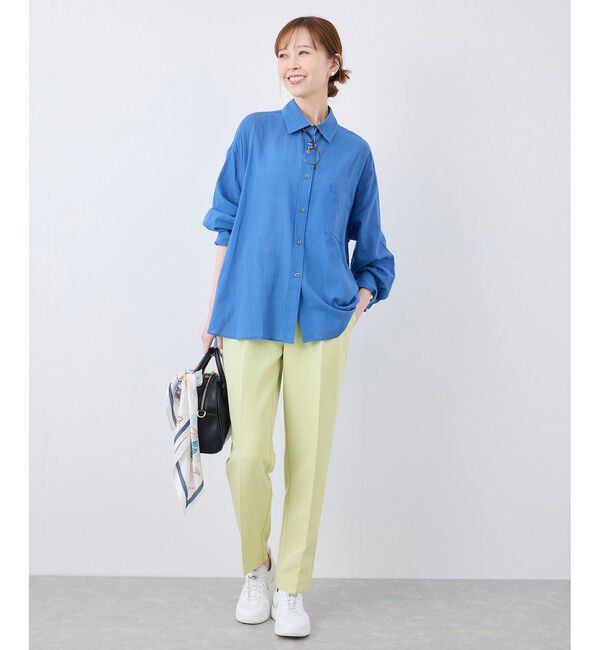 Rope&rsquo;Picnic「【WEB限定カラー】360&deg;ウルトラストレッチ テーパードパンツ/花粉ガード・セットアップ対応」|チノ|