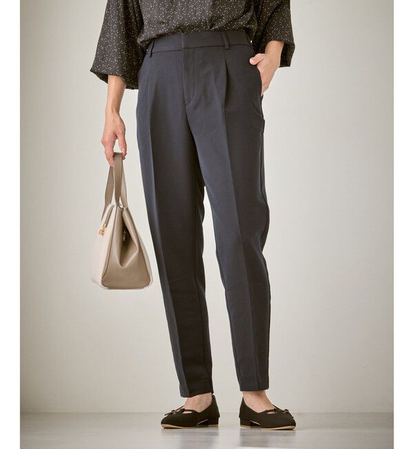 Rope&rsquo;Picnic「【WEB限定カラー】360&deg;ウルトラストレッチ テーパードパンツ/花粉ガード・セットアップ対応」|チノ|