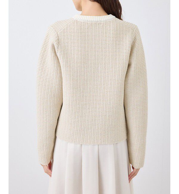 Rope&rsquo;Picnic「ゴールドボタンサマーツイードカーディジャケット」|カーディガン|