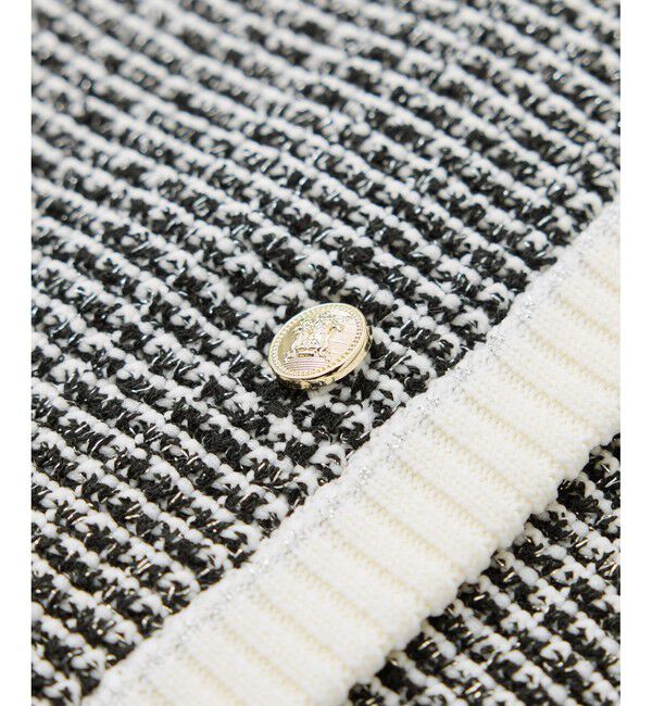 Rope&rsquo;Picnic「ゴールドボタンサマーツイードカーディジャケット」|カーディガン|