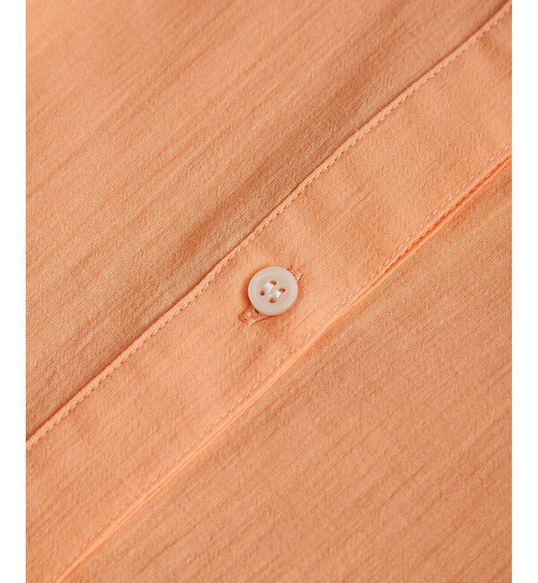 Rope&rsquo;Picnic「【接触冷感・通気性】お着軽シャツシリーズ/綿ボイルペプラムシャツ」|シャツ・ブラウス|