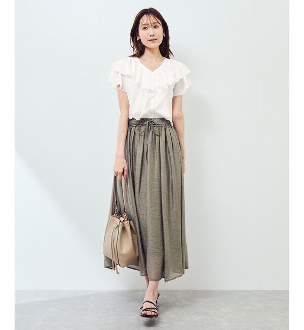 Rope&rsquo;Picnic「【emur/エミュール】ランダムラッフルブラウス」|シャツ・ブラウス|