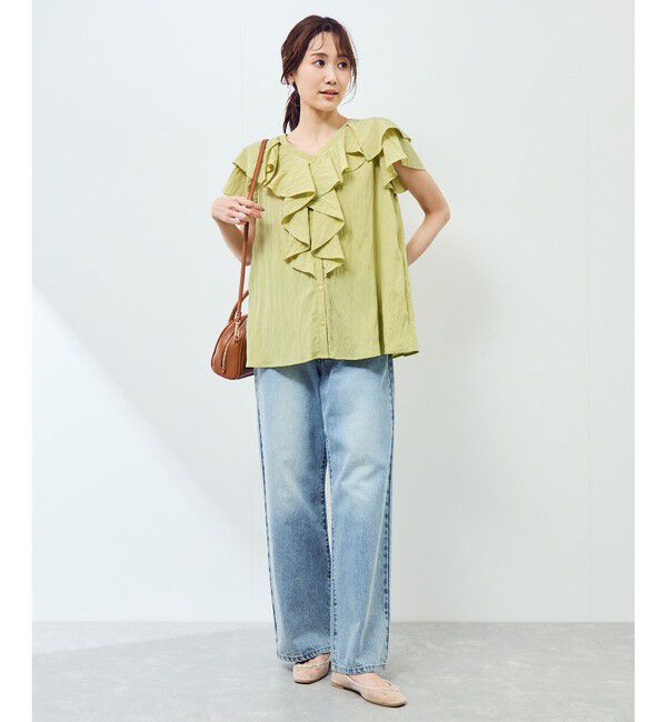 Rope&rsquo;Picnic「【emur/エミュール】ランダムラッフルブラウス」|シャツ・ブラウス|