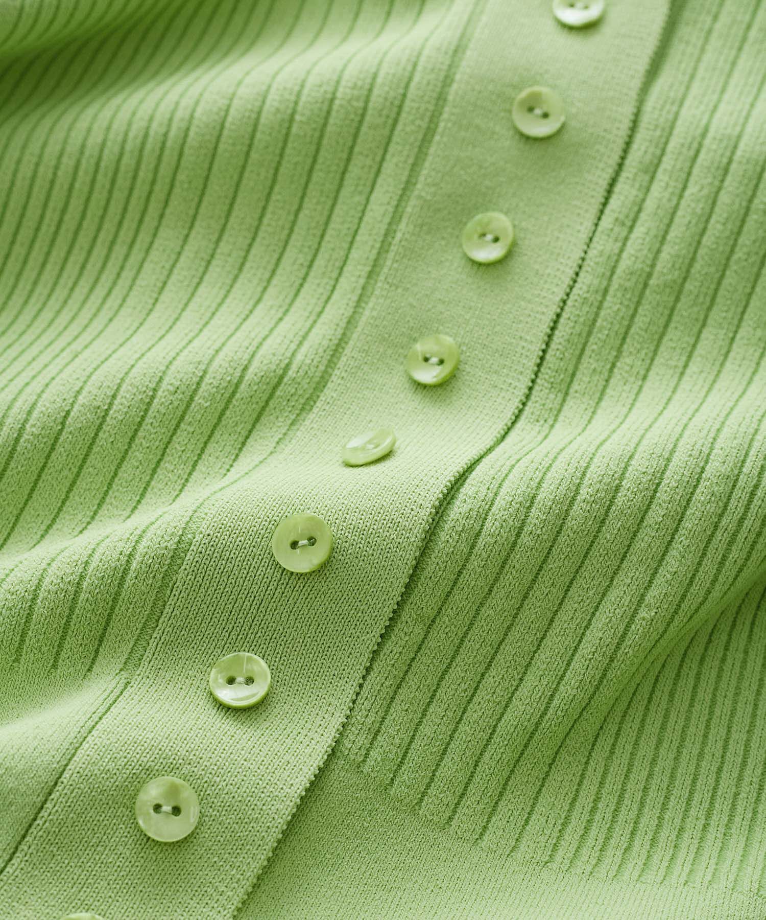 ADAM ET ROPE'「【洗える】ボタンニットポロワンピース」|ワンピース|