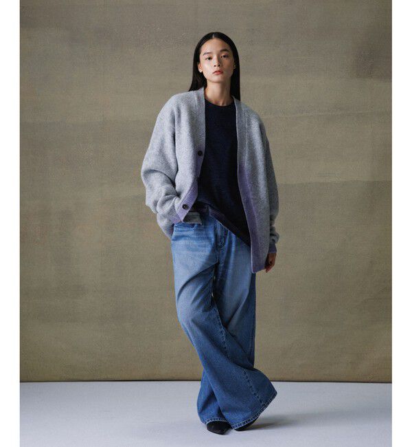 ADAM ET ROPE'「《別注》【Wrangler/ラングラー】WIDE FLARE JEAN / UNISEX」|デニム|