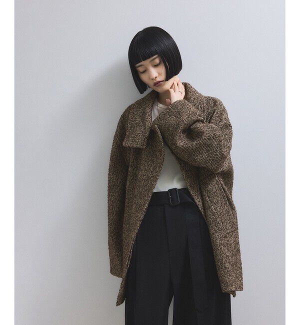 アダム エ ロペ　 【WEB限定】スタンドカラーウールミドルコート WEB限定】スタンドカラーウールミドルコート（ADAM ET ROPE'）｜ルミネ