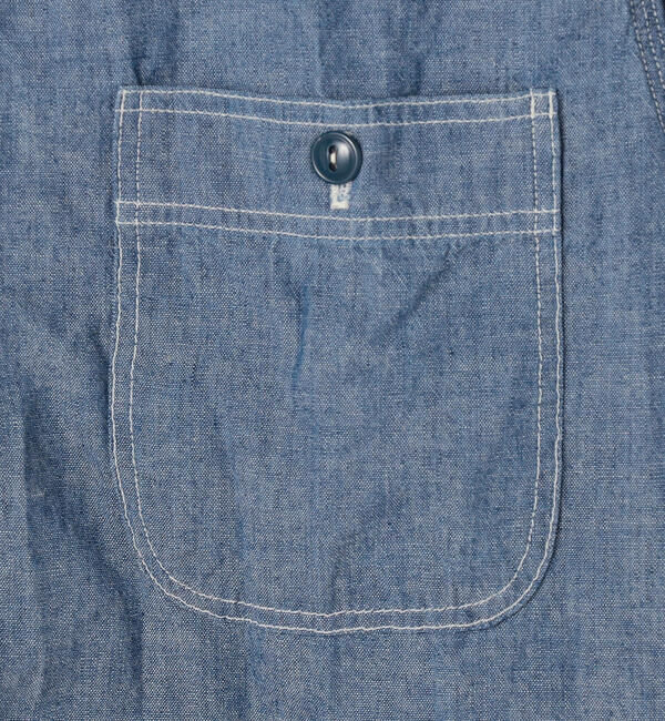  「orSlow | シャンブレー ワークシャツ WOMEN」|シャツ・ブラウス|