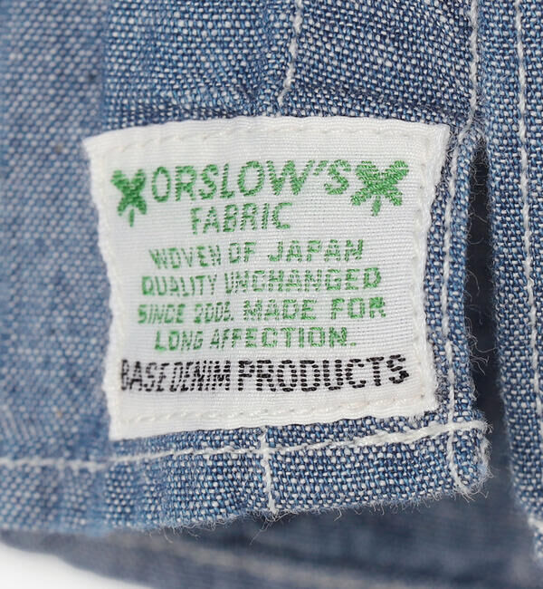  「orSlow | シャンブレー ワークシャツ WOMEN」|シャツ・ブラウス|