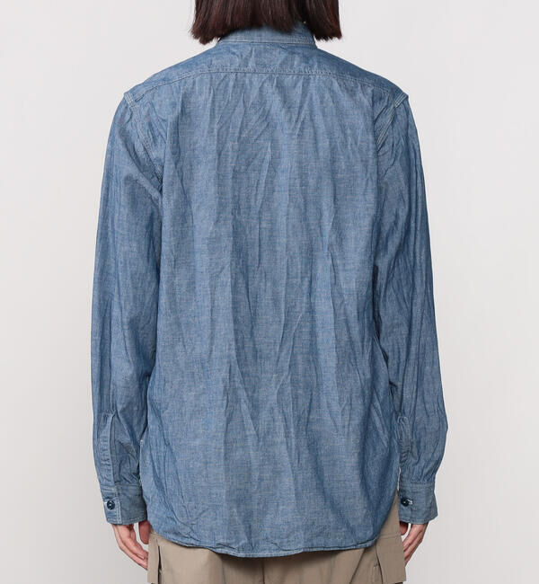  「orSlow | シャンブレー ワークシャツ WOMEN」|シャツ・ブラウス|