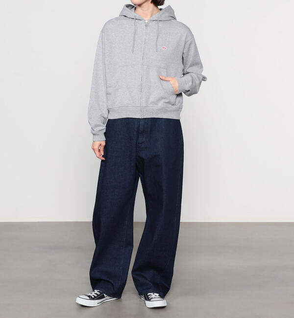 DANTON「DANTON | コットン ジップパーカー WOMEN」|パーカー|