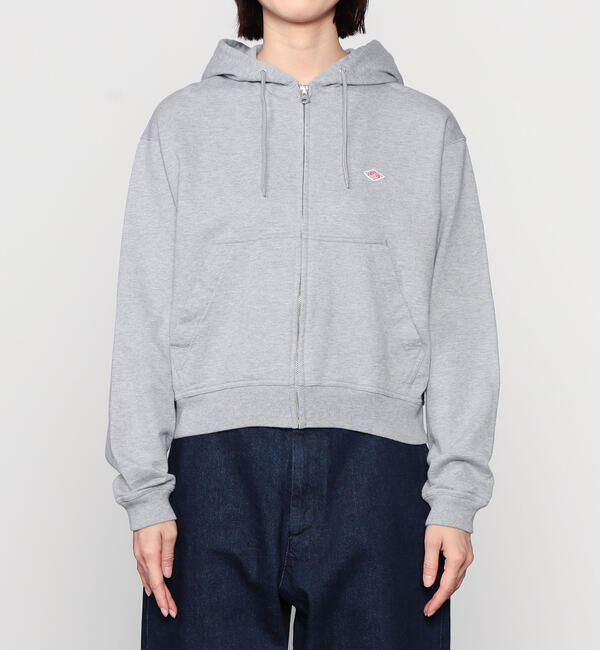 DANTON「DANTON | コットン ジップパーカー WOMEN」|パーカー|