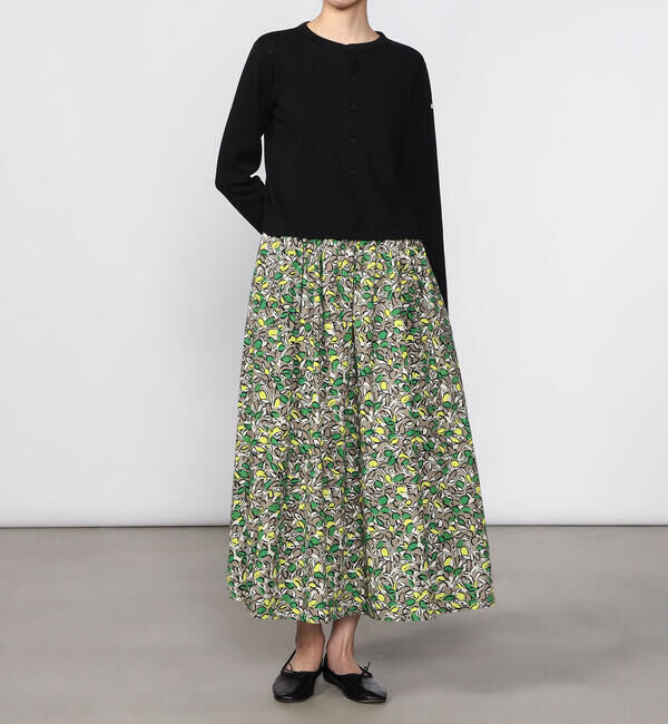 ORCIVAL「ORCIVAL | コットンポプリン プリントAラインスカート WOMEN」|スカート|