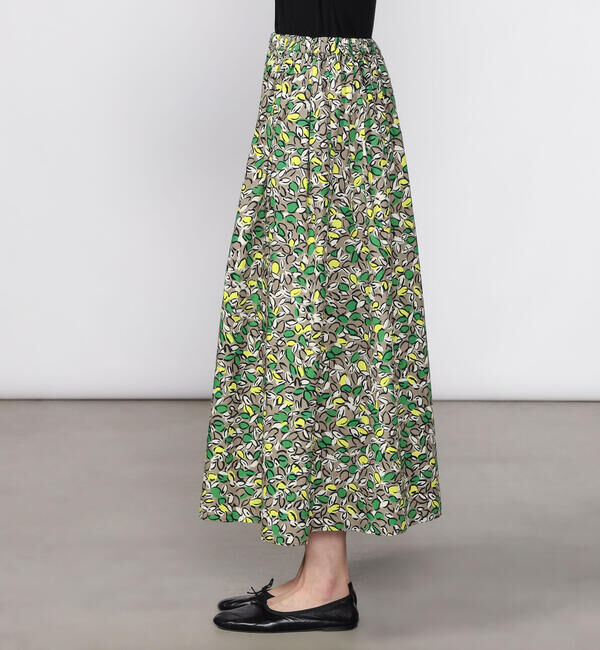 ORCIVAL「ORCIVAL | コットンポプリン プリントAラインスカート WOMEN」|スカート|