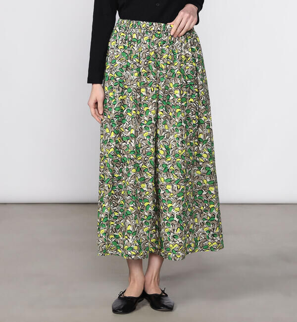 ORCIVAL「ORCIVAL | コットンポプリン プリントAラインスカート WOMEN」|スカート|