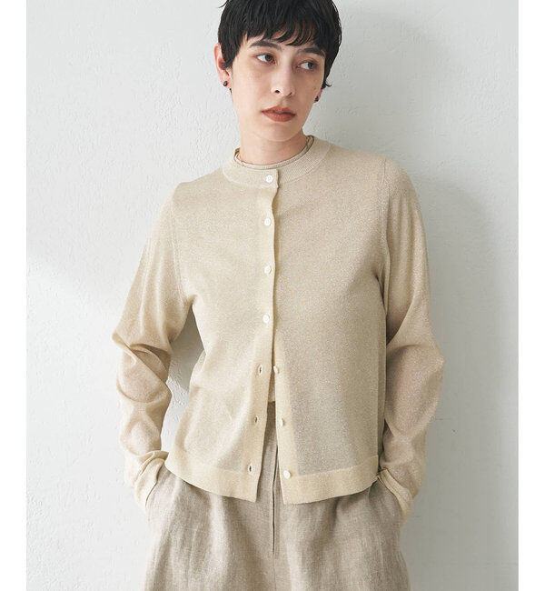  「ラメカーディガン」|ニット・セーター|