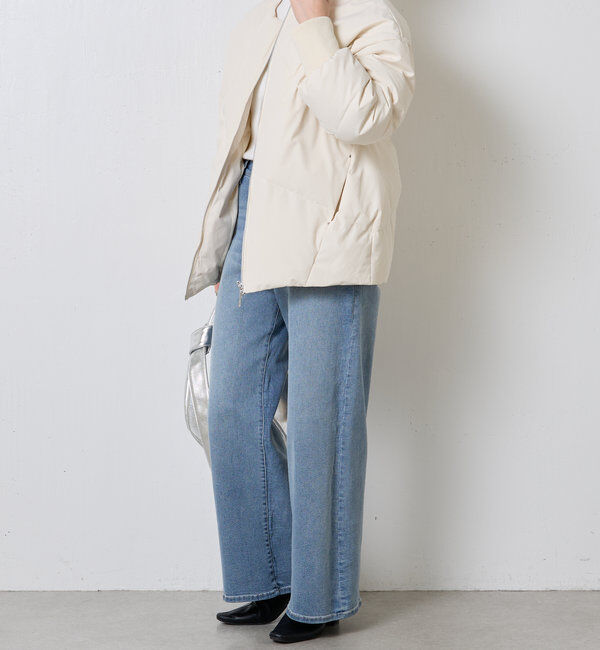  「ノーカラーダウンコート」|その他|