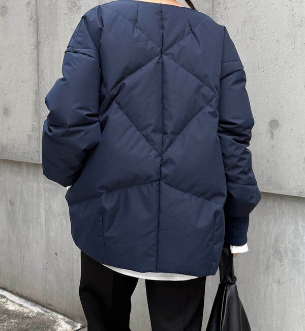  「ノーカラーダウンコート」|その他|