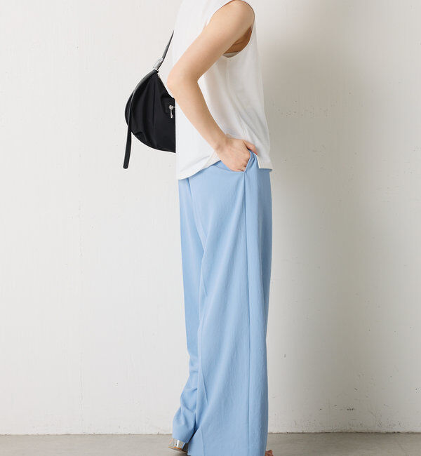  「ジャージワイドパンツ」|チノ|
