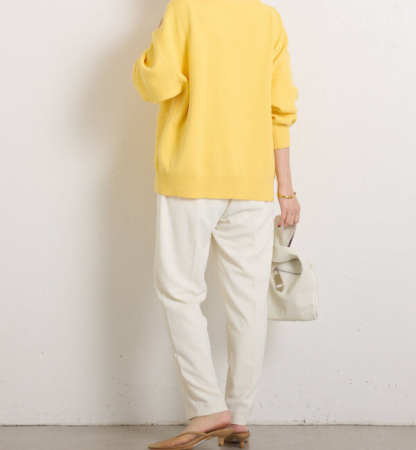  「ジャージスリムテーパードパンツ」|チノ|