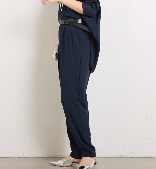  「ジャージスリムテーパードパンツ」|チノ|