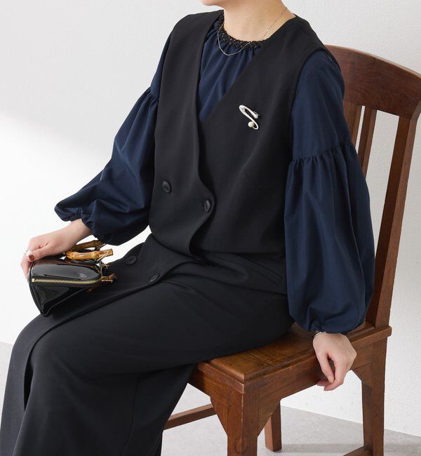  「フロントボタンジャンパースカート」|ワンピース|