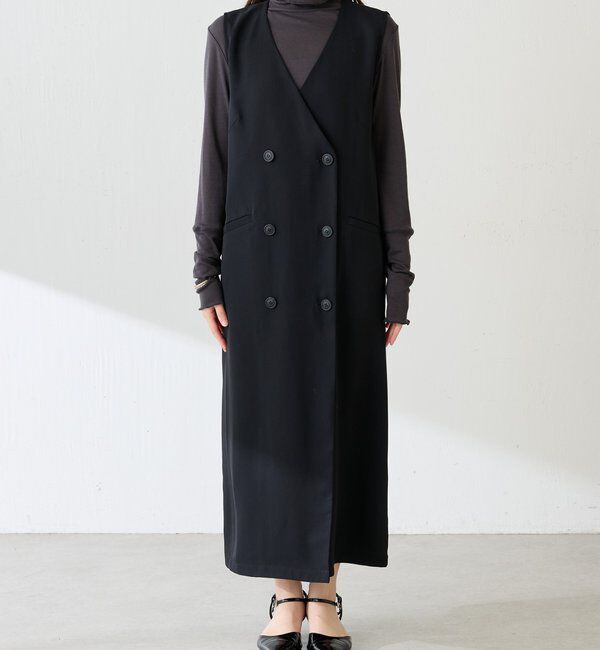  「フロントボタンジャンパースカート」|ワンピース|