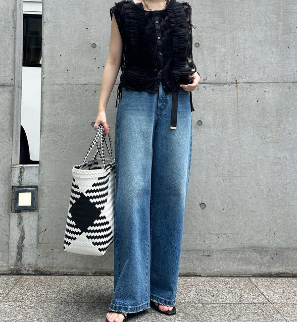  「【完売サイズ再販開始！】ワイドデニム」|デニム|