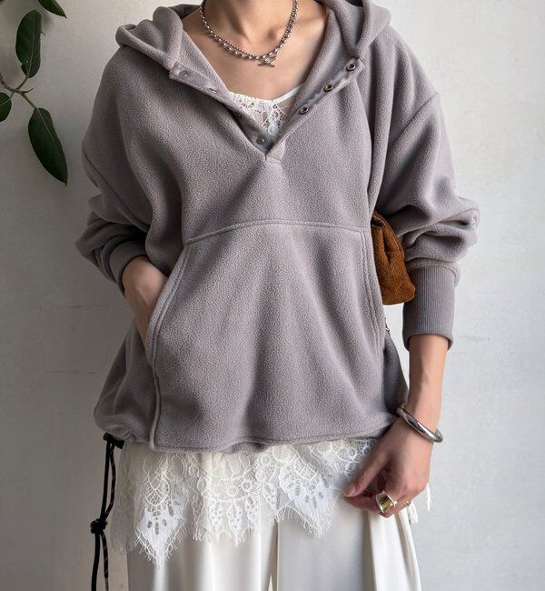  「フリーススナッププルオーバー」|Tシャツ・カットソー|