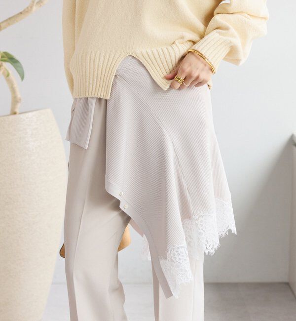  「予約【鮮度抜群】レーストリムカーディガン」|カーディガン|