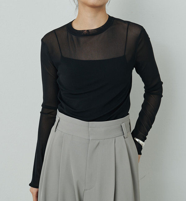  「【La nature linge】シアーチュールトップス」|Tシャツ・カットソー|