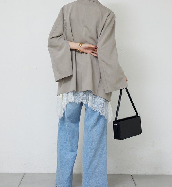  「【手洗い可】スリットスリーブジャケット」|テーラードジャケット|