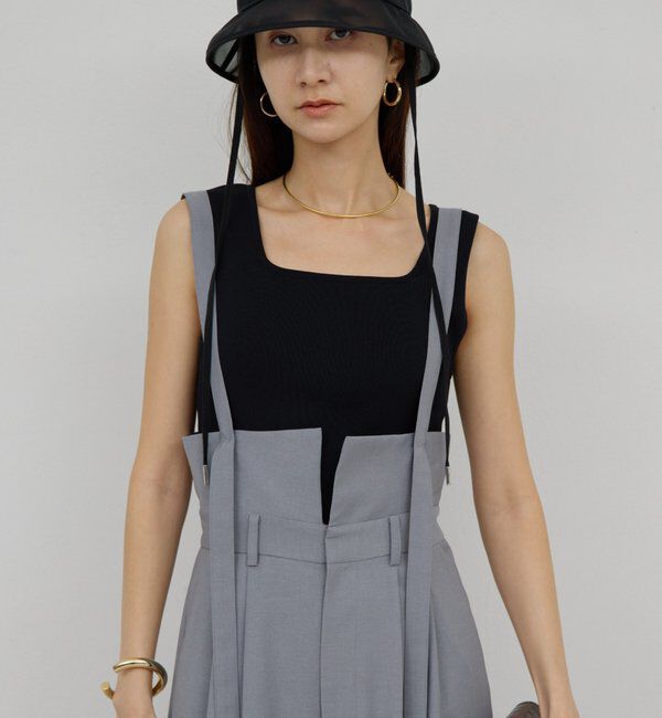  「スクエアネックタンク」|ニット・セーター|