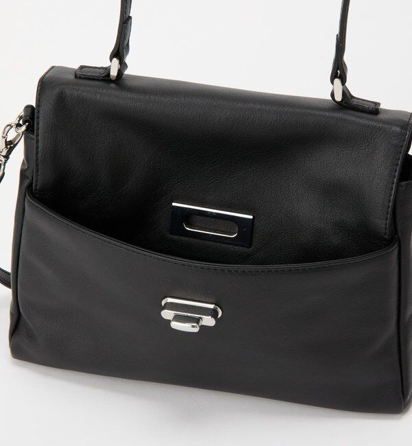  「《@__sereko.r__企画》ソフトレザーフラップミニトートバッグ」|トートバッグ|