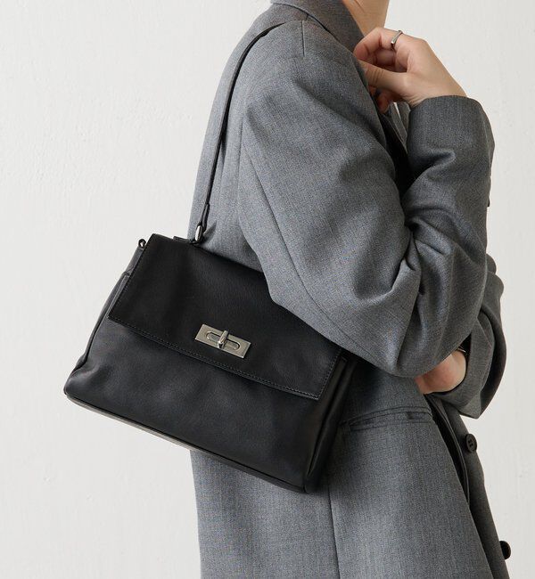  「《@__sereko.r__企画》ソフトレザーフラップミニトートバッグ」|トートバッグ|