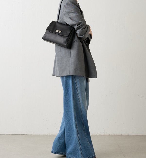  「《@__sereko.r__企画》ソフトレザーフラップミニトートバッグ」|トートバッグ|