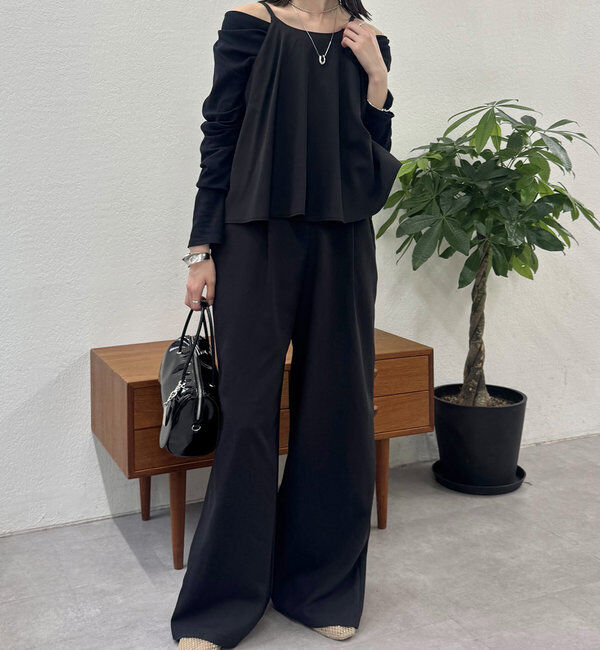  「アメスリオールインワン」|ワンピース|ブラック