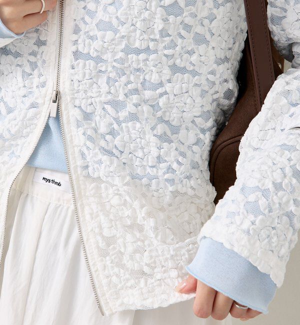  「レースフーディーパーカー」|パーカー|