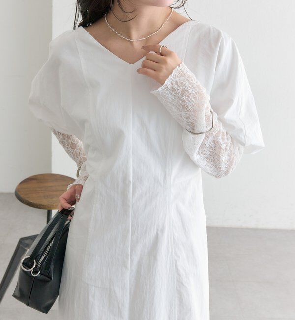  「パフレーススリーブワンピース」|ワンピース|