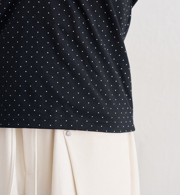  「ドットプリントロングTシャツ」|Tシャツ・カットソー|