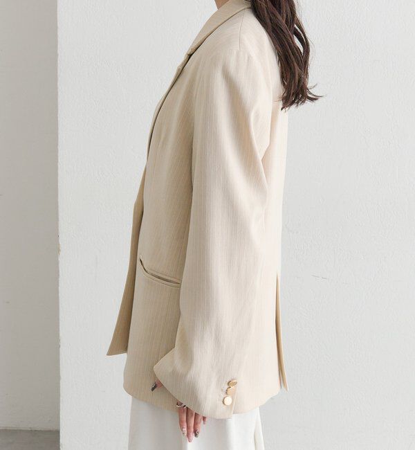  「ストライプテーラードジャケット」|テーラードジャケット|