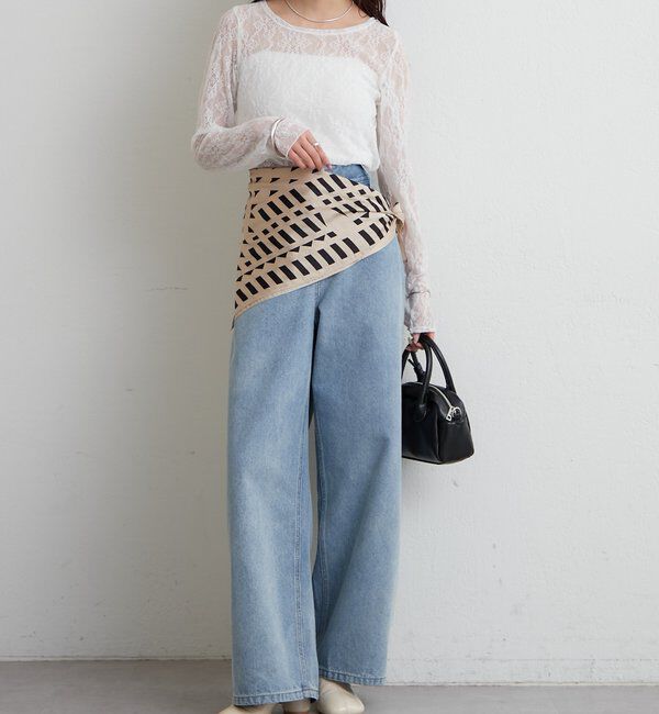  「ジオメトリック柄 スカーフ」|バンダナ・スカーフ|